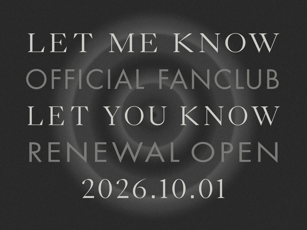 LET YOU KNOW リニューアル